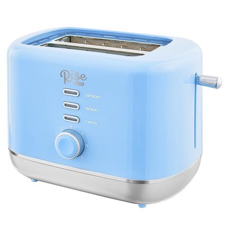 RISE BY DASH Plastic Blue 2 slot Toaster 7.4 in. H X 7.2 in. W X 11.1 in. D RTT200GBSK06